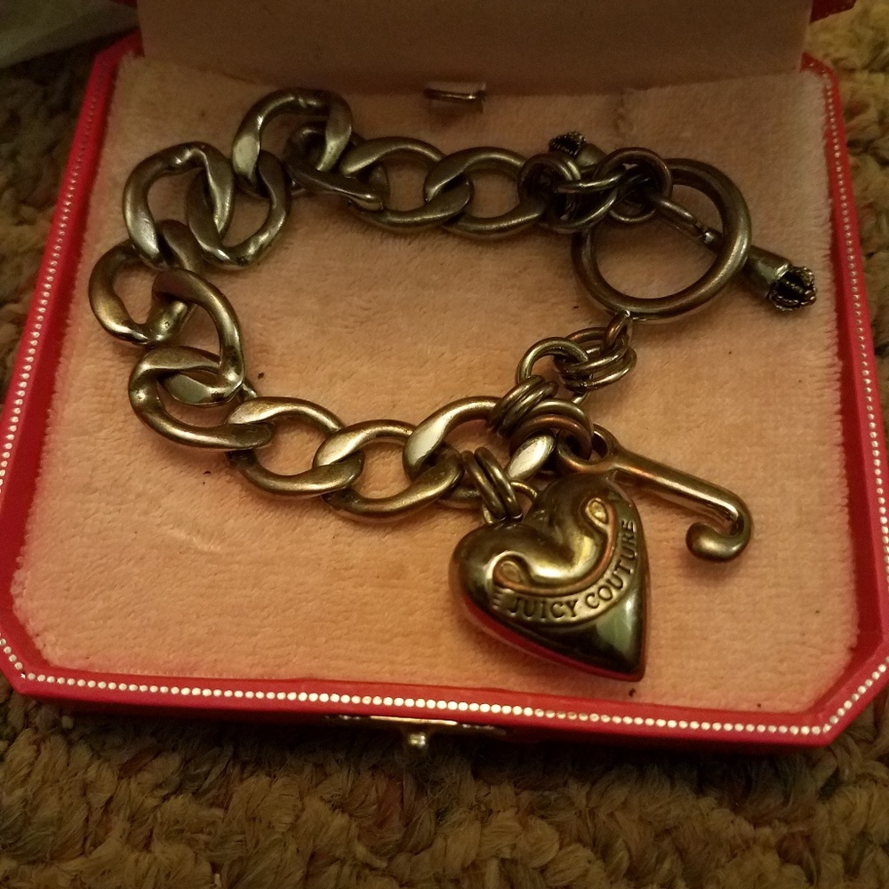 Juicy Couture charm bracelet and necklace